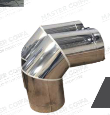Curva 90° em Inox 430